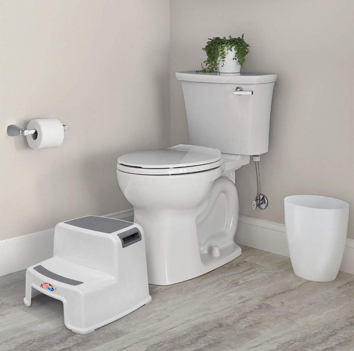 Double Step Stool for Kids, Baby Step Stool with 2 Steps, Toddlers Step