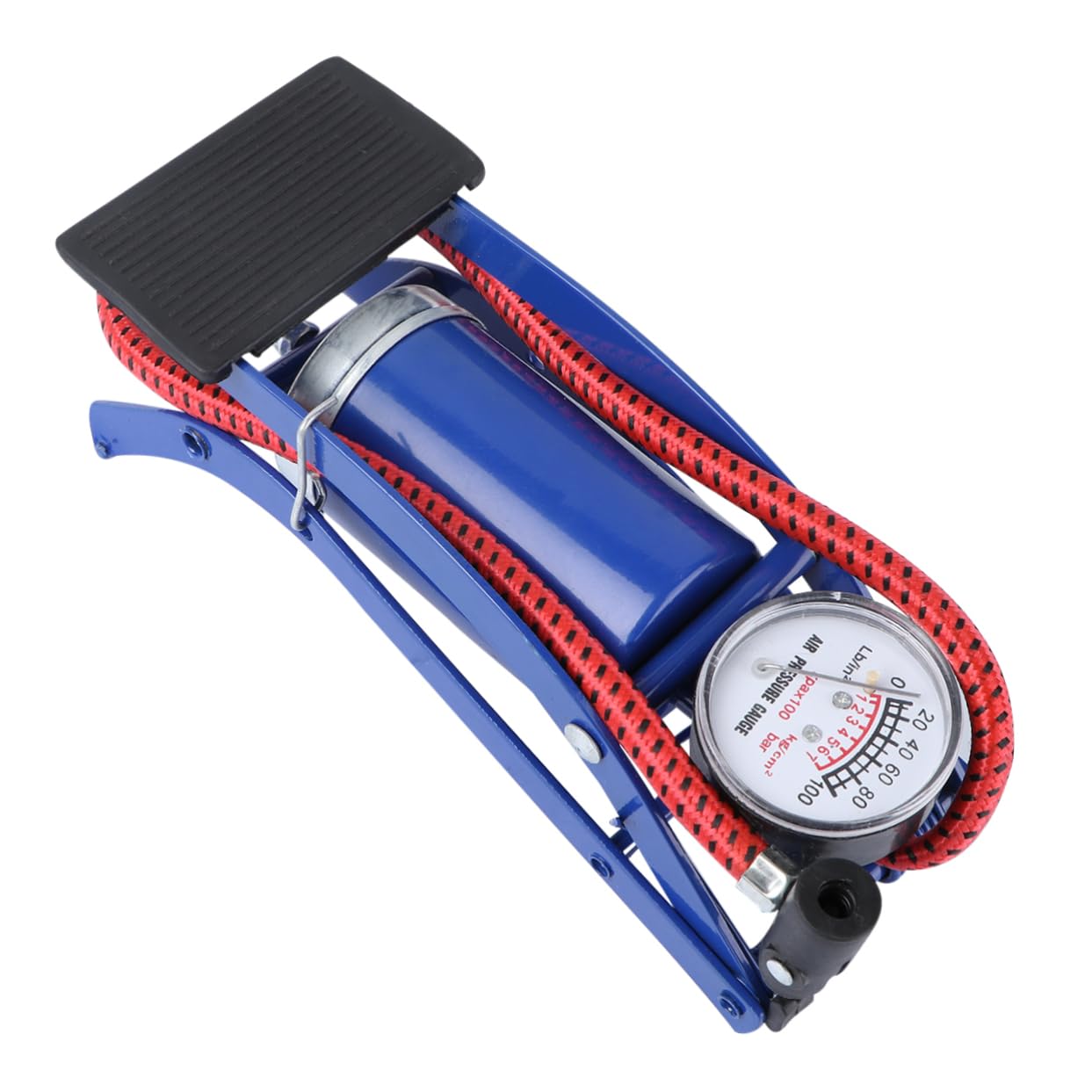 BESPORTBLE High-Pressure Floor Pump Tire Air Pump for Car Bike Motorcycles Boats Inflatable Beds Multi-Functional Valves Portable