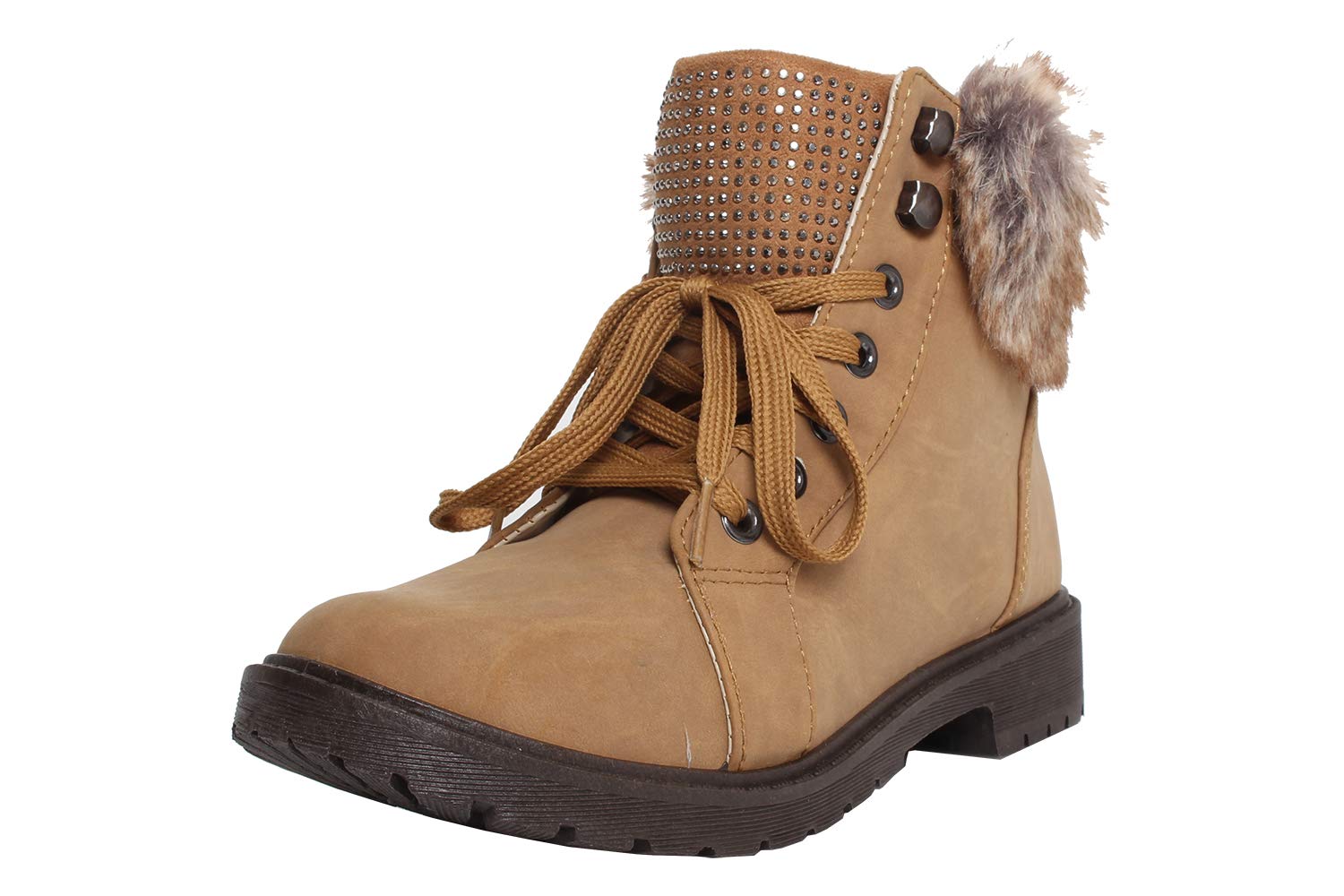 Women's Classic Non-Slip Ankle Snow Boots,Women's Cashmere Waterproof Non Slip Ankle Snow Boot Winter Outdoor Warm Fur Lined Slip On Flat Boots - Foto 12