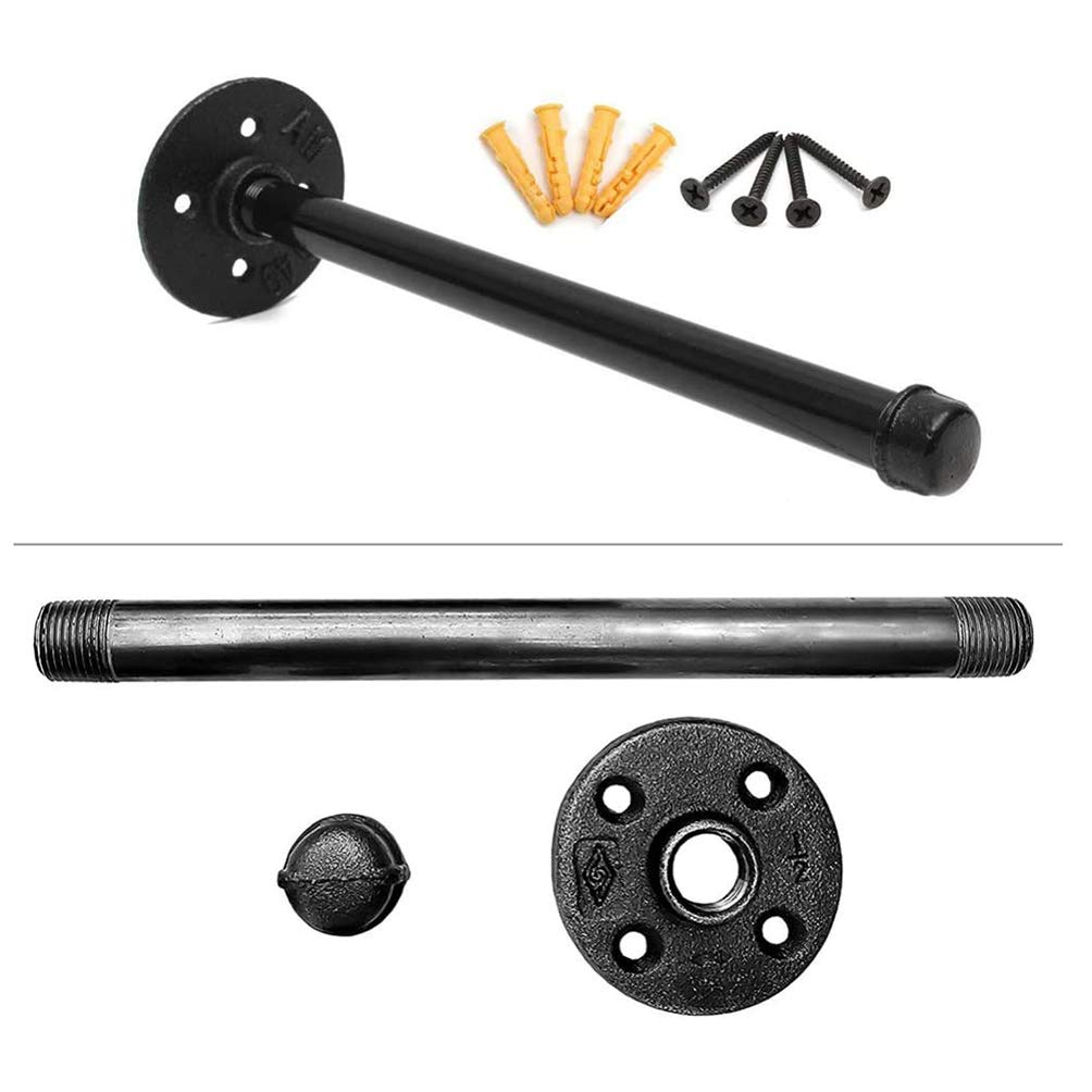 Staffe Mensole Industriali In Ferro - Stile Vintage Per Scaffali | Supporto Fino A 30kg - Foto 12