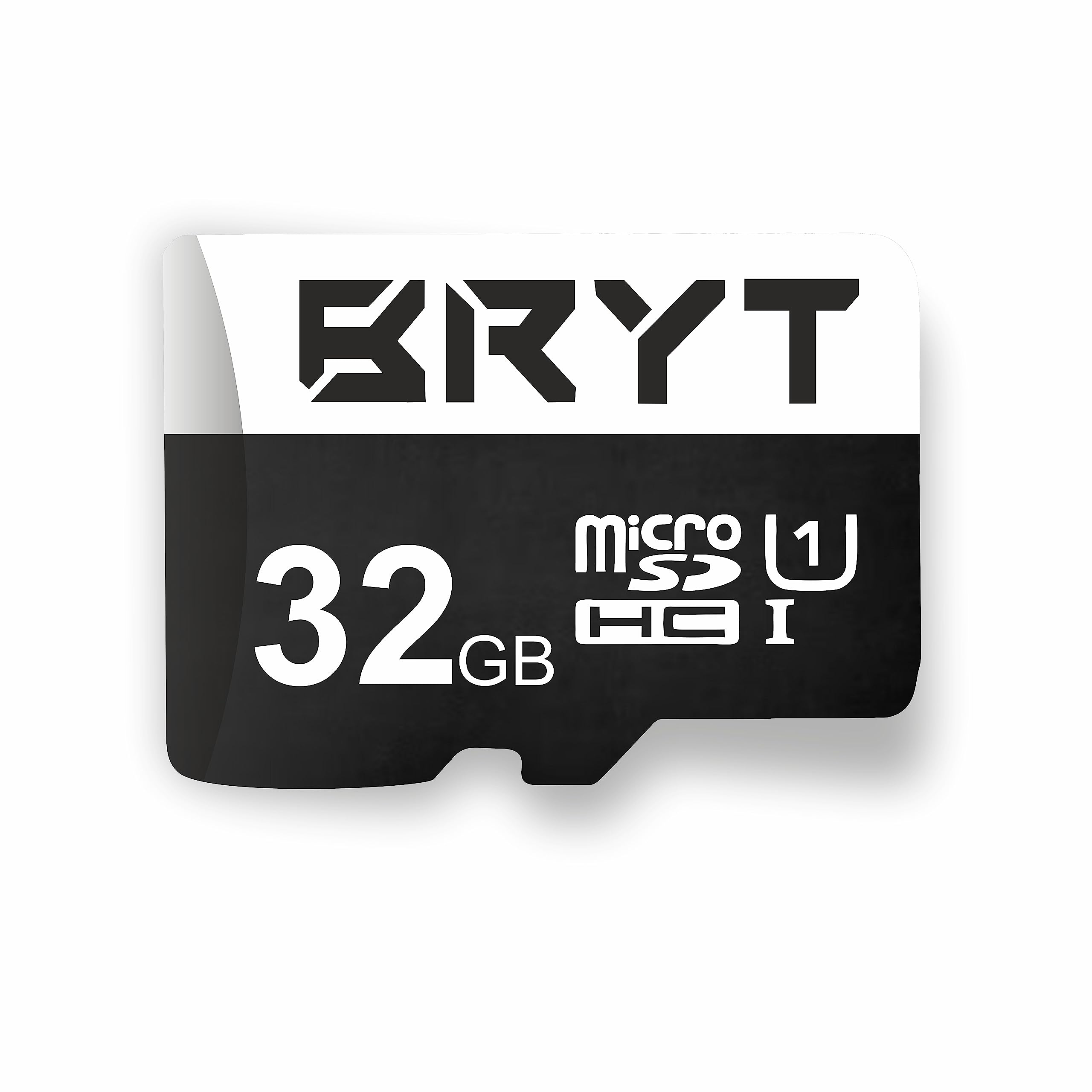 BRYT 32 GB Micro SD SDHC Class 10 UHS-1 Memory Card Read Speed 90 MB/s for Camera, Smartphone, Mobile & Tablets.