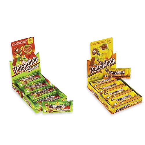 De La Rosa Caramelo Pulparindo Mango y Sandía (paquete de 2)