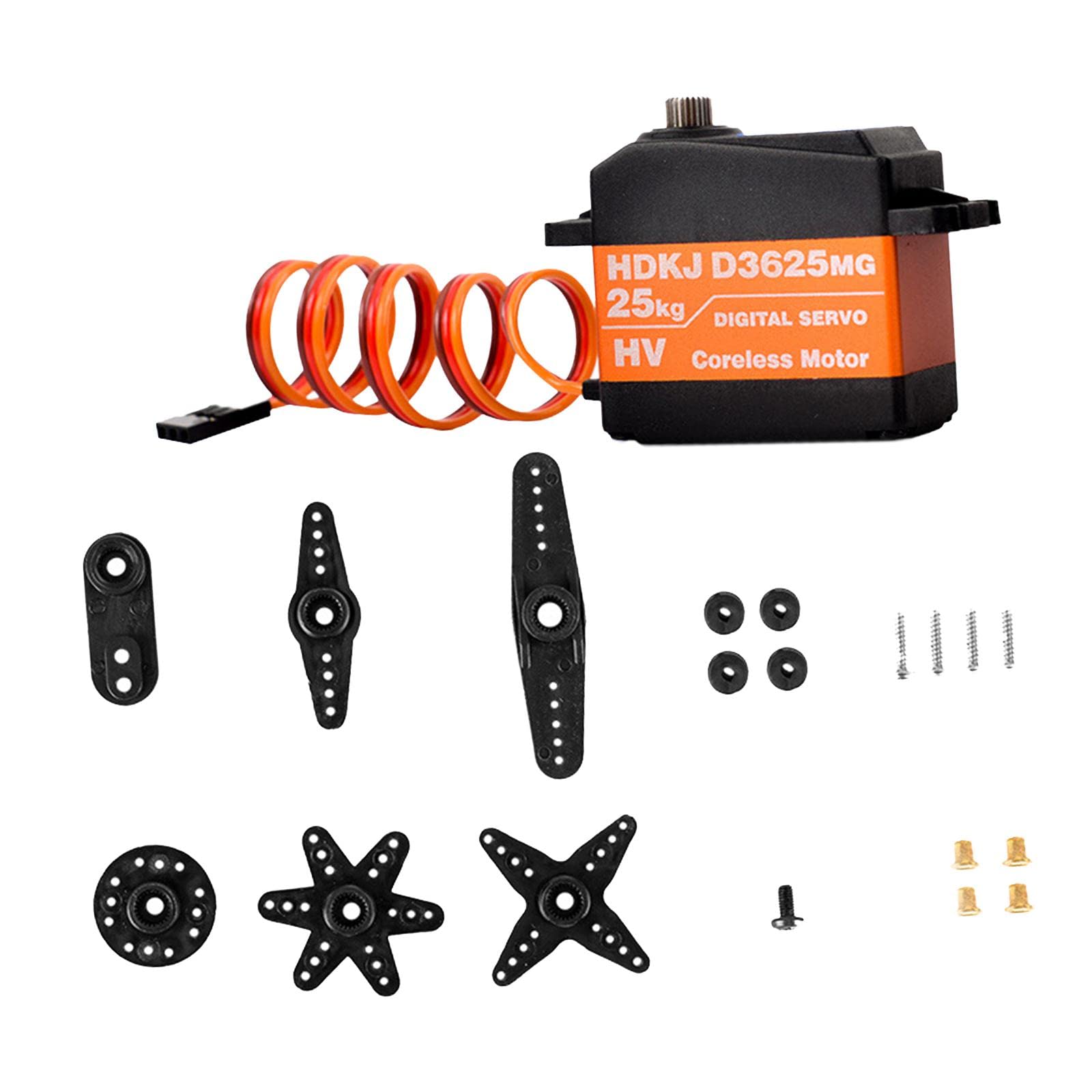 misppro Wasserdichtes Servo 25kg High Speed Metall Getriebe Digital Servo für 1/8 1/10 RC Crawler