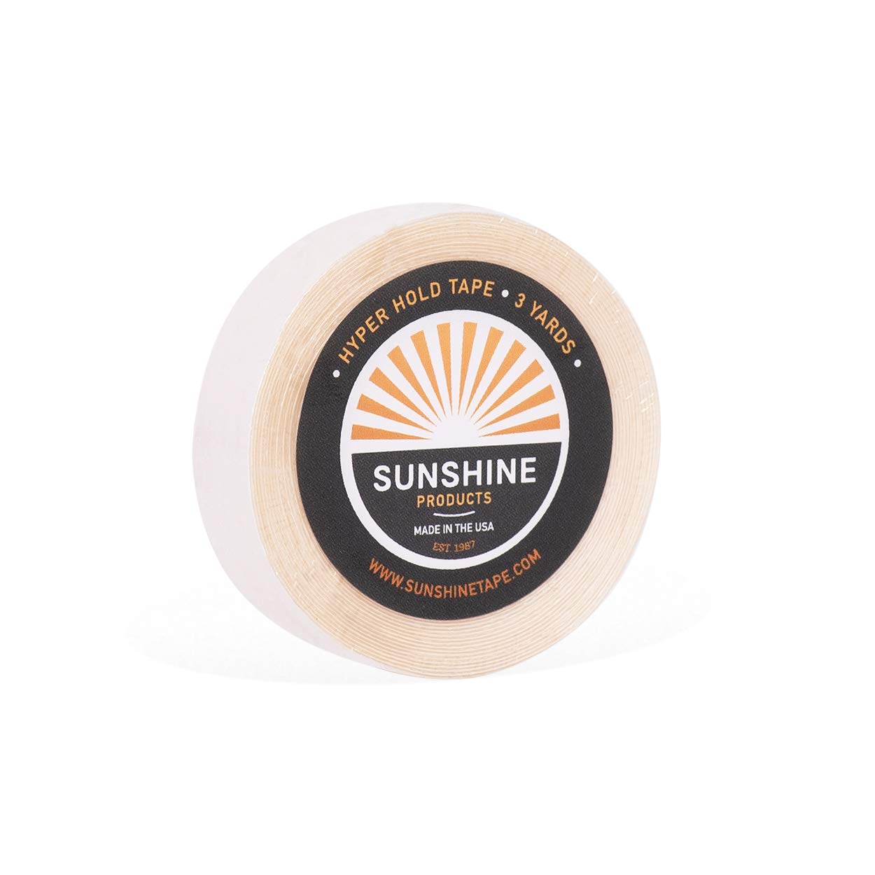 Sunshine Maximum Wear Hyper Hold Wig Tape - Hypoallergenic, Invisible, 1/2