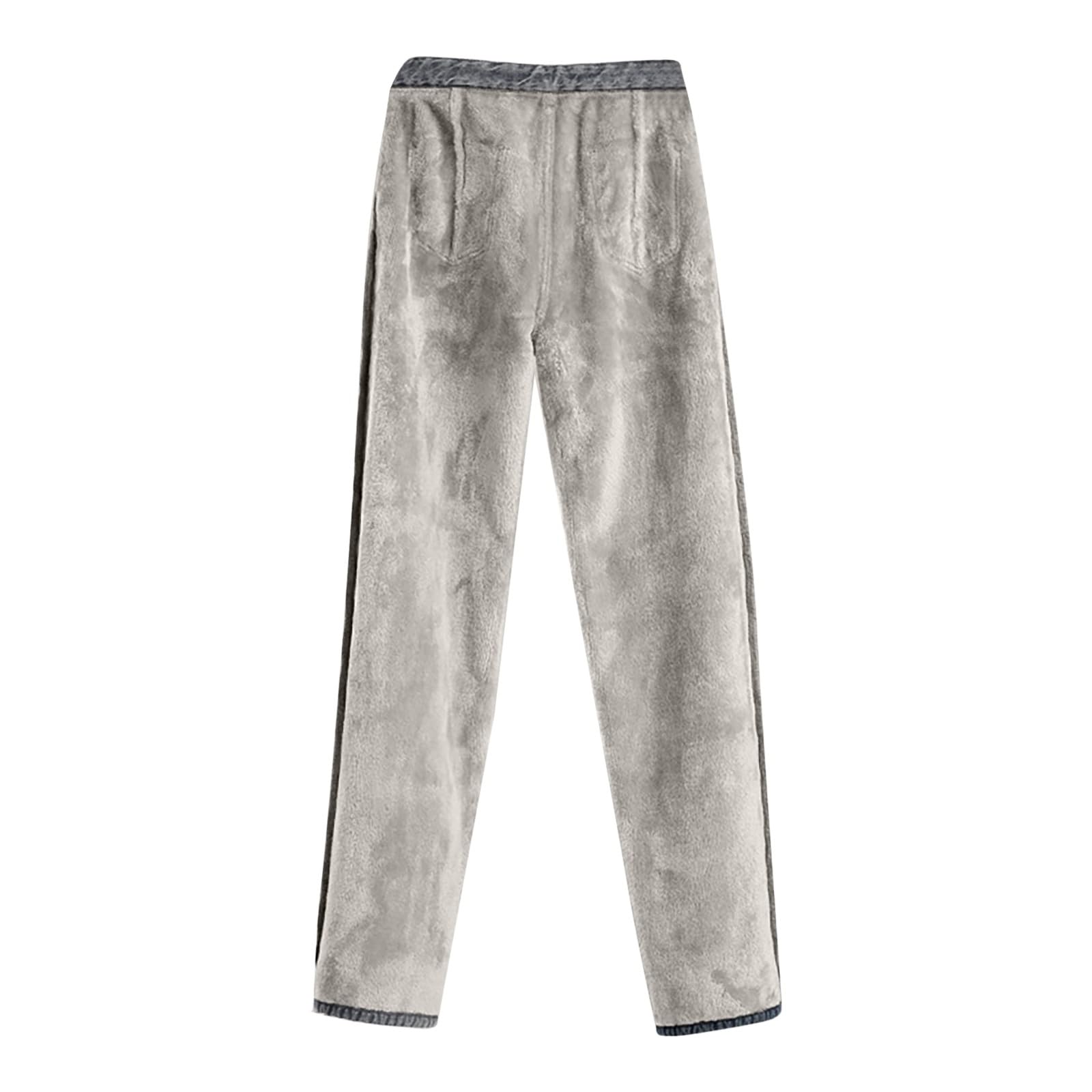 Pantalon Survetement Femme avec Poche Pantalon Fluide Elastique Ample Pantalon Confortable Femme Mode Pants avec Poches Pantalon Yoga Pantalon Femme Taille Elastique Jogging Oversize Femme