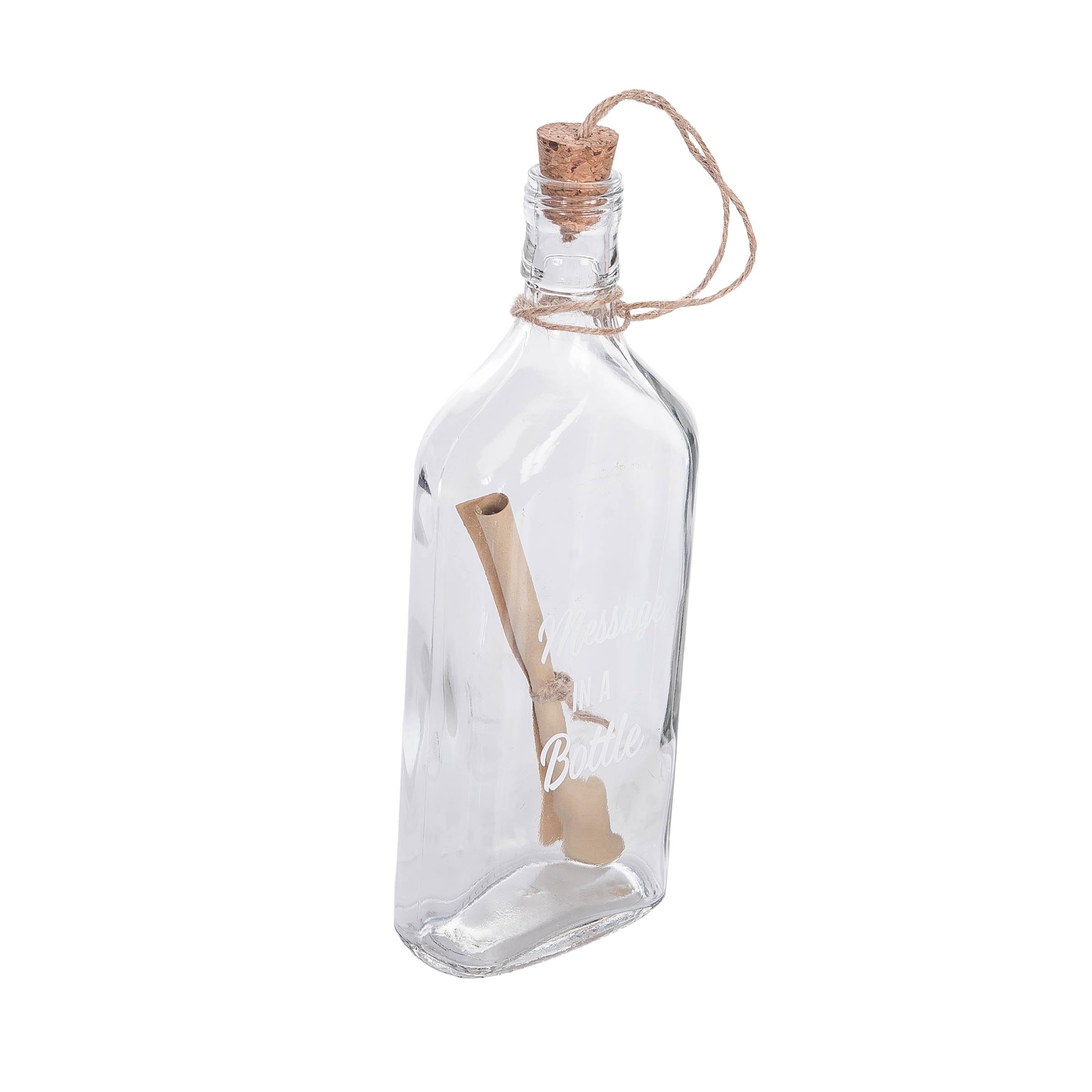 Beachcombers Message in A Bottle - Oggetto decorativo trasparente
