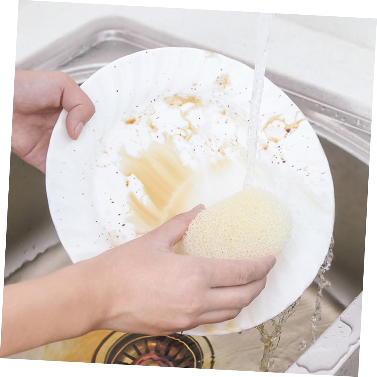 BEBEMOKO 2sets Long Handle Bottle Brush Sponge Bottle Cleaning Sponge Scrubber for Multiple Uses 2pcs*2