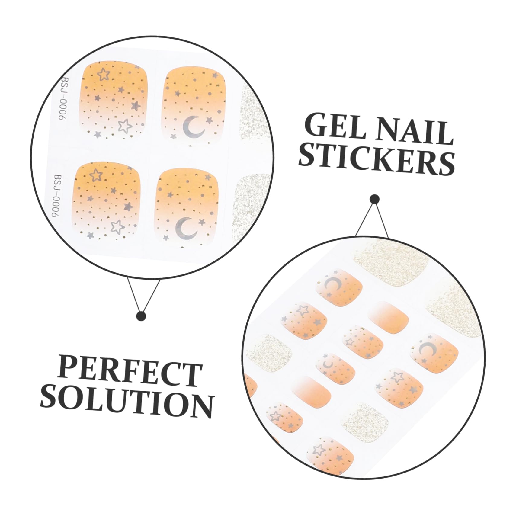 Didiseaon 5 Set Adesivi Per Unghie in Gel Attaccare Le Strisce Di Smalto Per Unghie Adesivi Per ie Adesive in Gel Smalto Per Strisce Per ie e ie