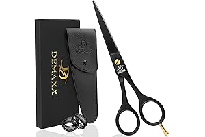 Professional Hair Scissors 6.5 Inch - Premium High Carbon Stainless Steel Barber...