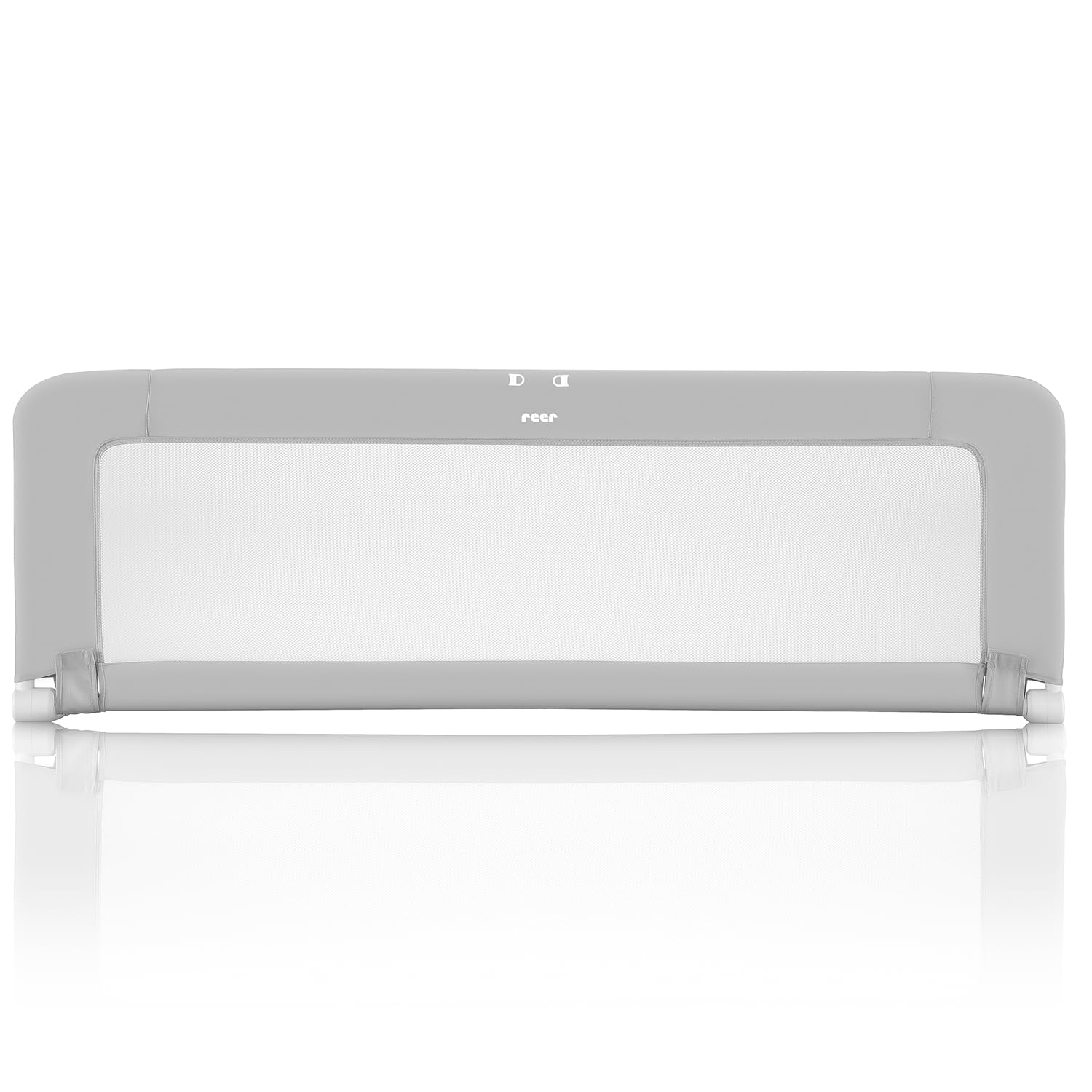 Reer ByMySide, Rausfallschutz fürs Babybett, 150x50 cm Länge, für Betten von 180 - 210 cm, grau