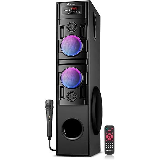 TRONICA 55W Banjo III Bluetooth Tower Speaker with USB FM Bl