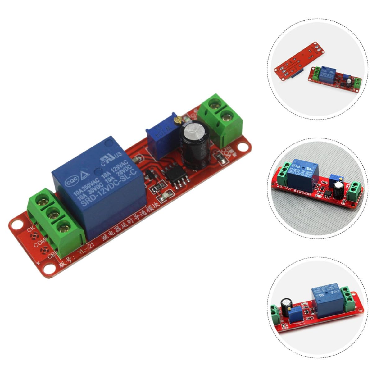 2pcs 12v Timer Delay Relay Module for Automotive Electrical Systems, Plastic Material, Adjustable Timing with Precise Control Over Time Intervals, for Multiple Projects