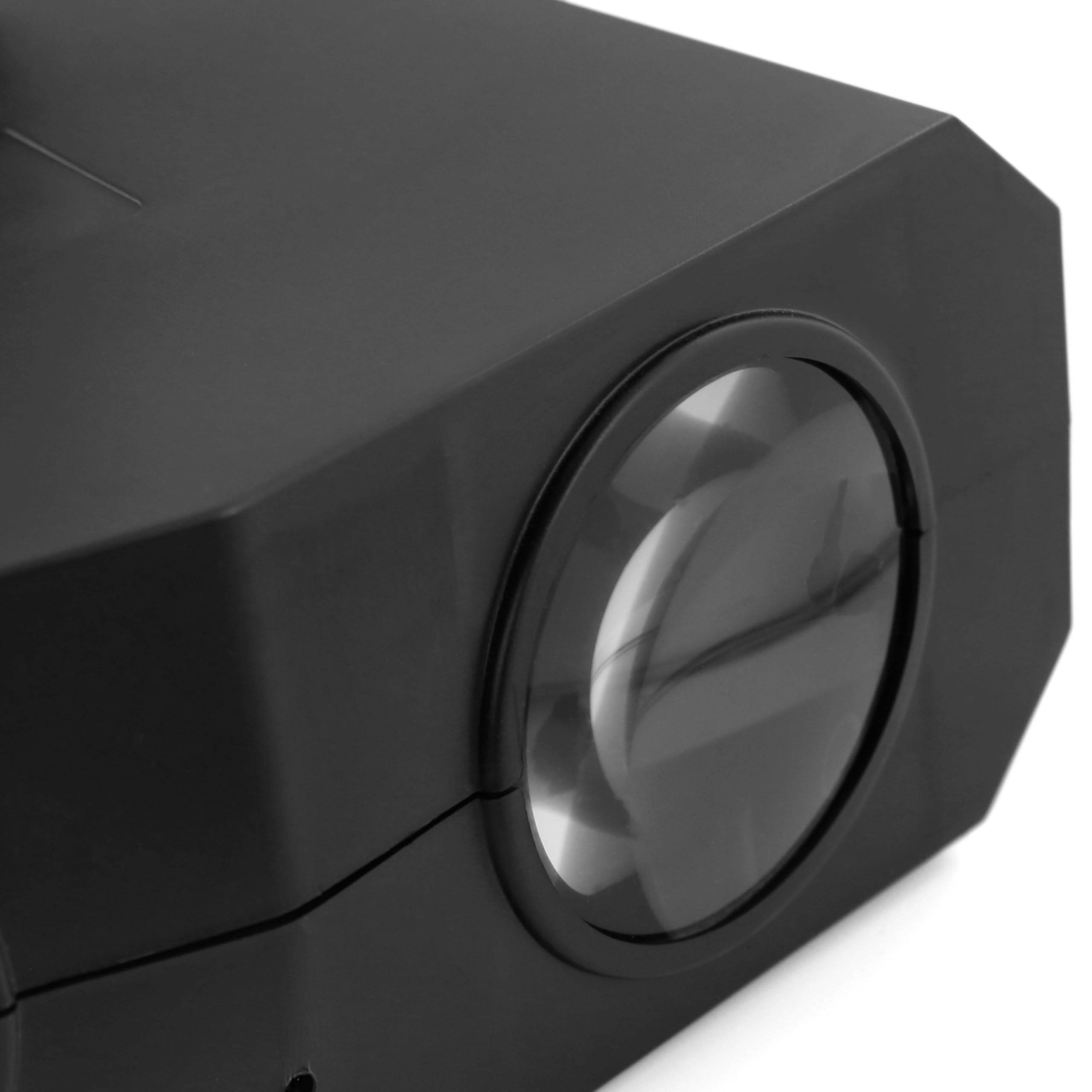 Jeu de lumière BOOMTONEDJ Double Moon,114 LEDs de 5mm RGBWA (24 rouges, 18 vertes, 36 bleues, 18 blanches, 18 ambres), Plug&Play facile à utiliser, programmes automatiques de qualité, télécommande...