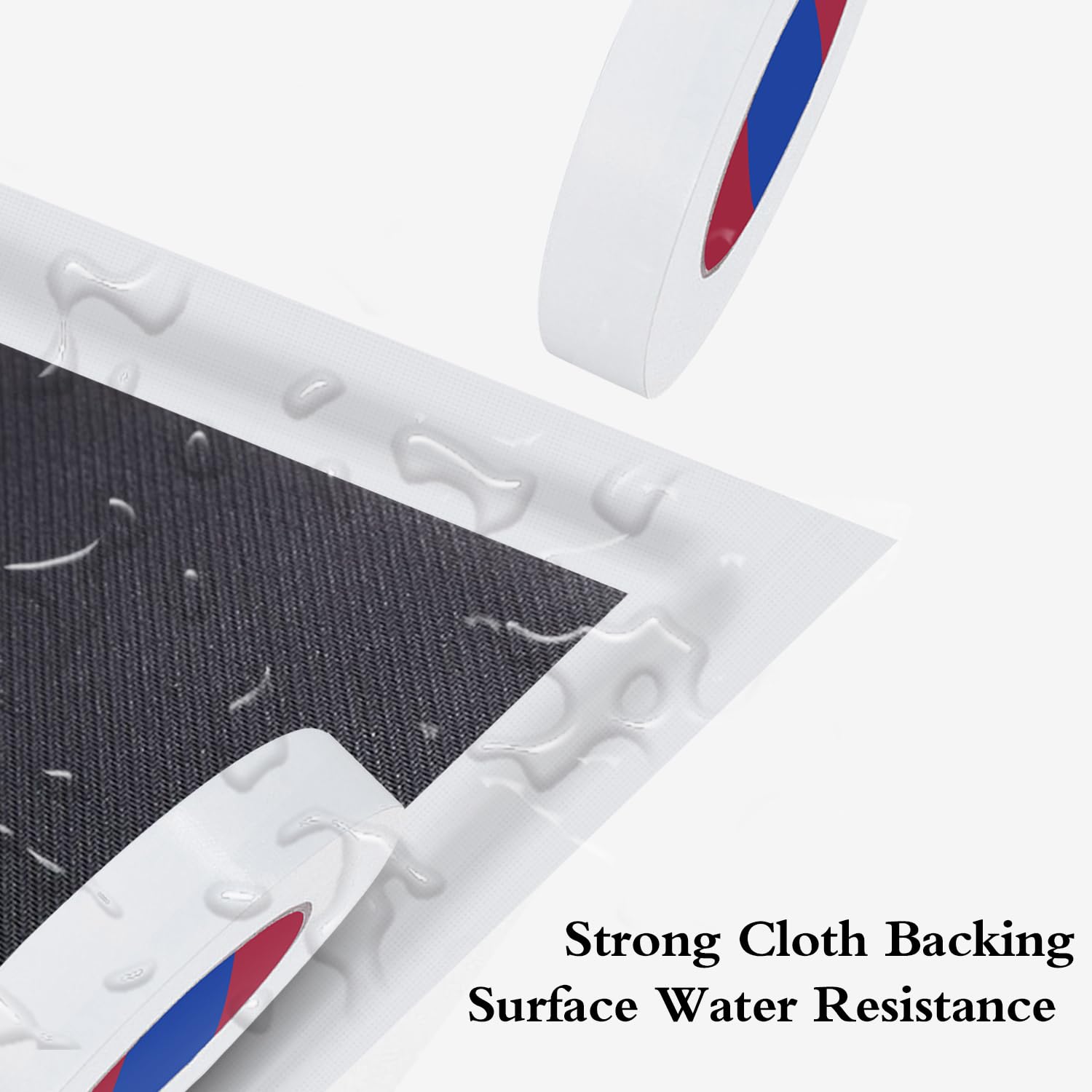 zwart | 38 mm Duct tape op basis van textiel sterk en permanent klevend
