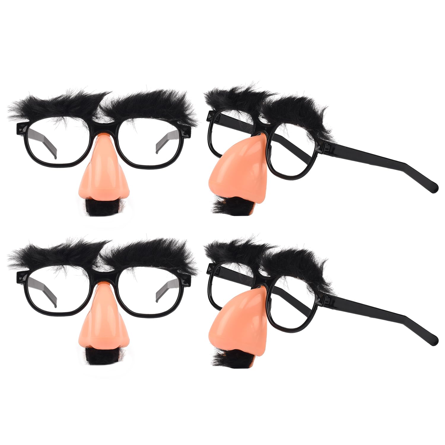 AOVNA Disguise Glasses with Funny Nose Novelty Party Favors Halloween Decorative Glasses with Eyebrows and Mustache (4)
