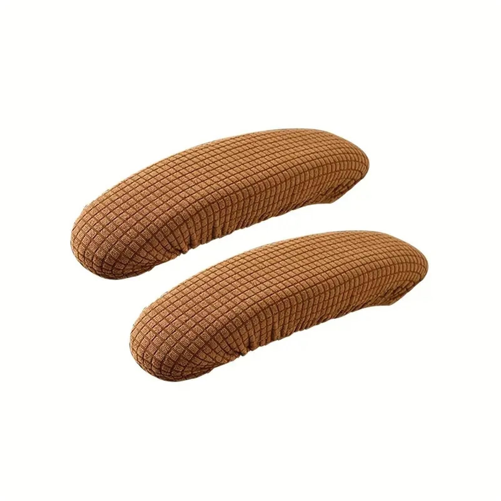 ENmrfvkz Office Spandex Armrest Covers, Office Chair Arm Covers 2 Pcs Multicolor(Light Coffee)