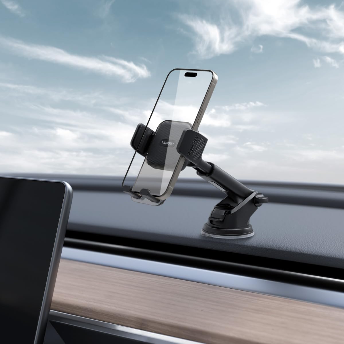 Spigen Dash Board Type Car Mount Compatible with Most of Phone Deivces