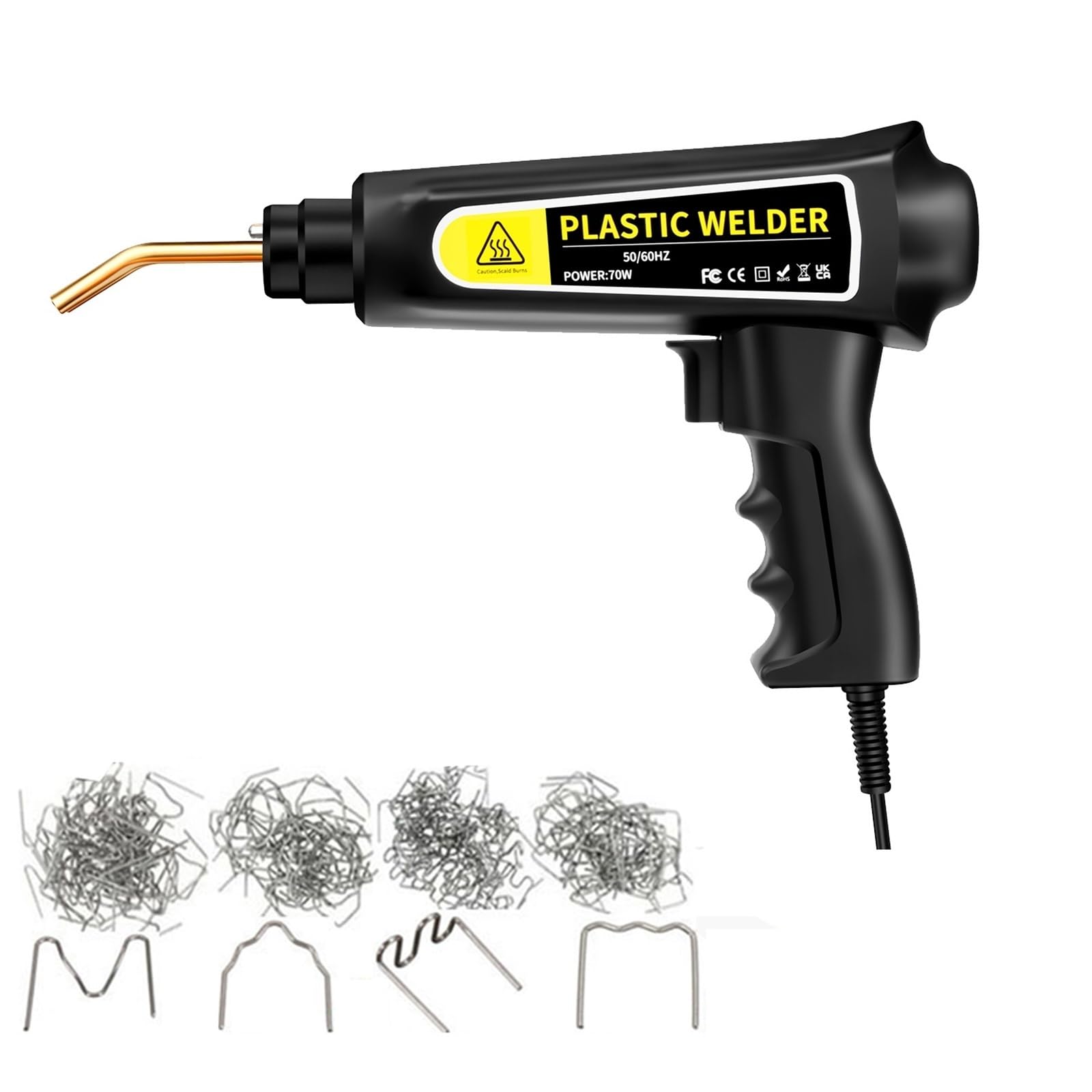 Zestaw lutowania 70W Zgrzewarka do plastiku Zestaw naprawczy zderzaka samochodu Zgrzewarka do plastiku Zszywacz na gorąco Naprawa plastiku Pistolet do zszywania na gorąco Zgrzewarka do plastiku(SET 3)
