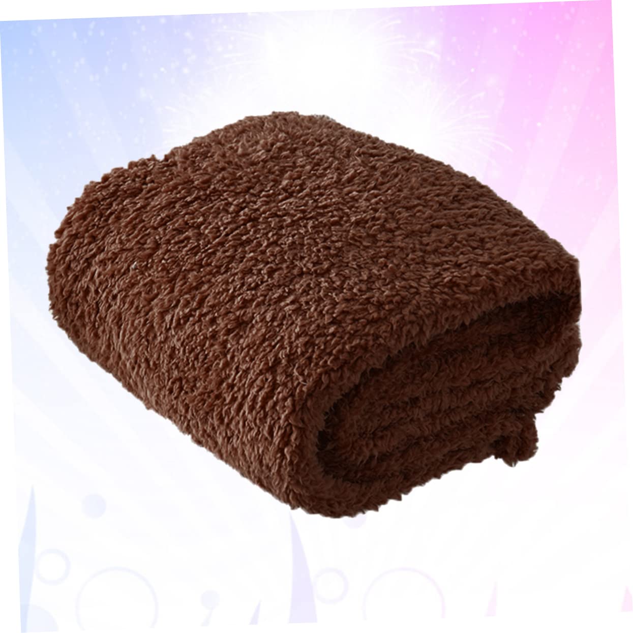 BESPORTBLE 2 Piezas Súper Cojín para Mascotas Alfombra De Peluche para Mascotas Almohadilla para De Perro Alfombras De Felpa Mantas De Felpa De Perro Peluda Coffee