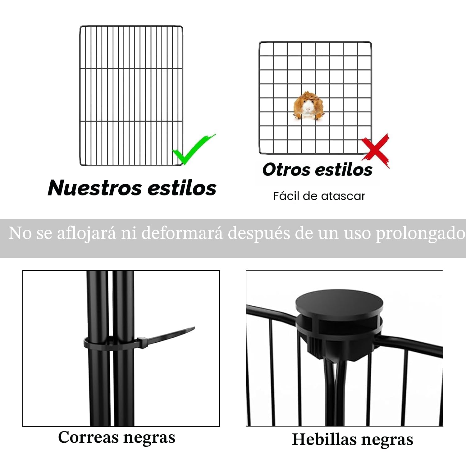 PILIN Corral para animales pequeños con puerta, valla para mascotas con alfombra impermeable, jaula para conejos, jaula para cobayas, cachorros, gatitos 30x38 12 piezas
