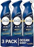 Air Mist Room Spray, Ocean Scent, 8.8 oz Aerosol Can, 3 Count, Air Freshener for Home, Bathroom, Kitchen