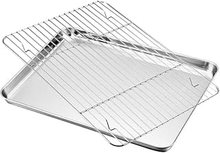 Pan Rôti En Acier Inoxydable, Plateau Non Stick Torréfaction Cuisinière Tin Grill Grand Rack Universel Rôtissoire Pour La Maison Barbecue Diy