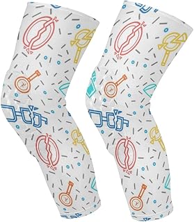 LUNLUMO Broken Glass Pattern Sports Knee-Cap Kneepads Protection for Knees