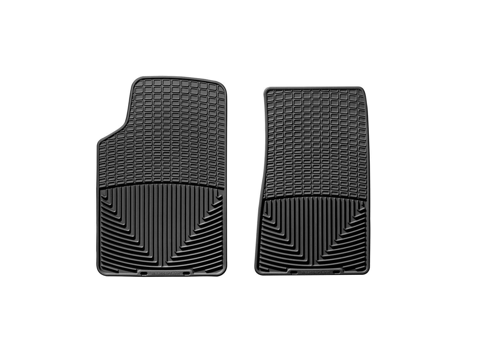 WeatherTech All-Weather Floor Mats for Cadillac STS, CTS-V, CTS - 1st Row (W47), Black