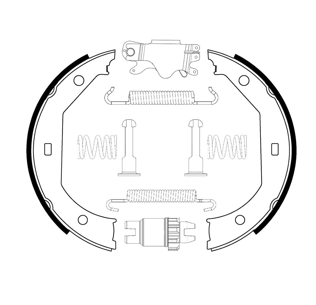 BOSCH Bremsbackensatz, Feststellbremse 0204113806 Kompatibel mit: BMW 1, 1, 1 Cabriolet, 1 Coupe, 2 Coupe, 3, 3, 3, 3 Cabriolet, 3 Cabriolet, 3 Coupe, 3 Coupe, 3 Gran Turismo, 3 Touring, 3 Touring