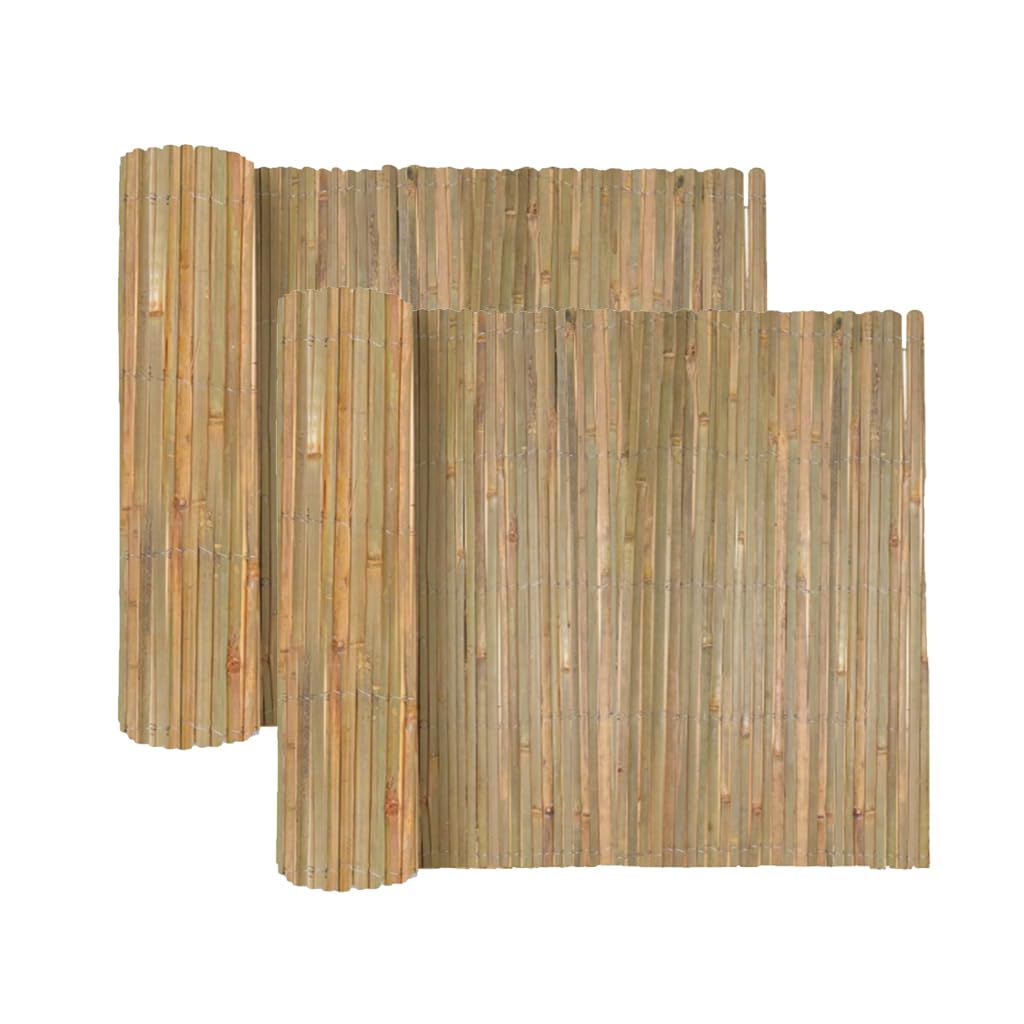 Lot de 2 Canisse en Bambou,Brise-Vue clôture de Jardin décorative extérieure, Couverture de Protection Contre Le Vent et Le Soleil - Hauteur 150 x Longueur 300 cm