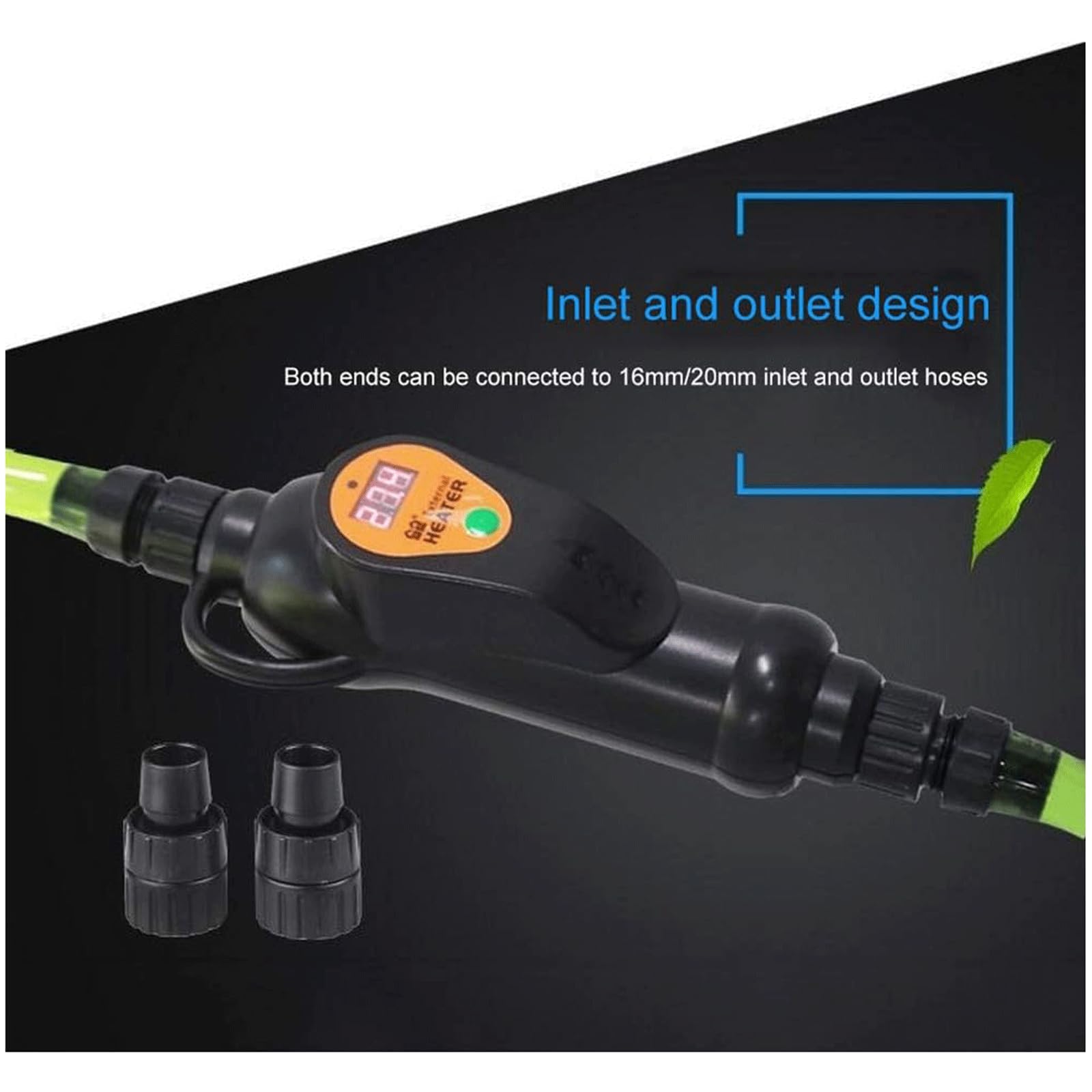 300W/500W Fuori Cilindro Riscaldatore Termostato Digitale Display Acquario Riscaldamento Rod,300W (500W)