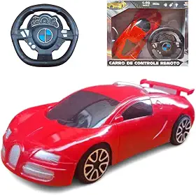 Carrinho de controle Remoto Meu 1 carro de corrida (Vermelho)