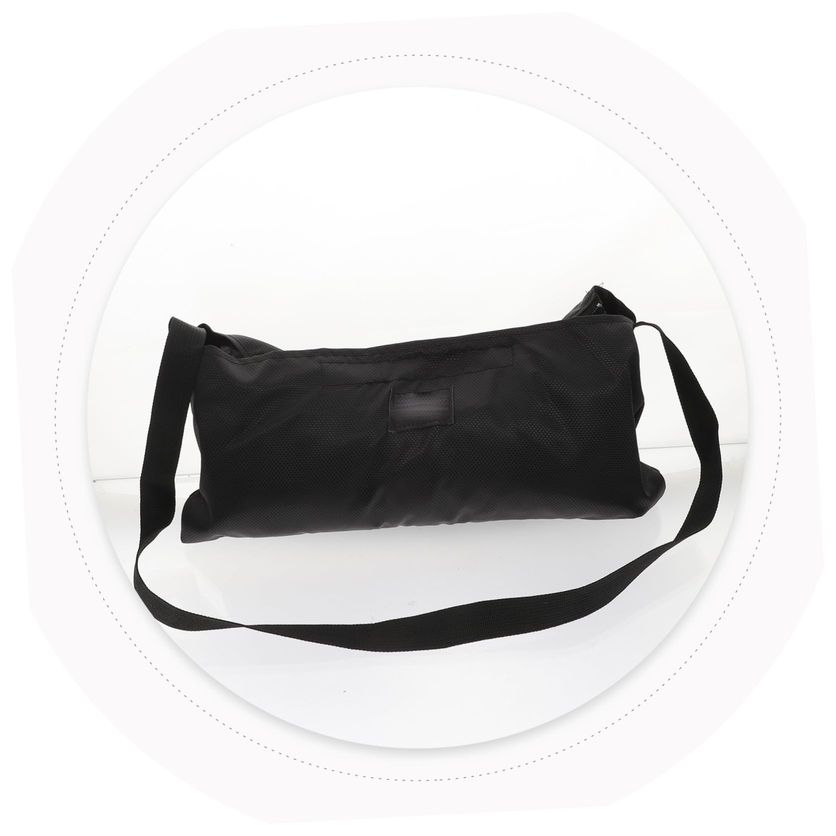 YARNOW Manta Plegable Portátil para Mascotas Térmica Multifuncional Negra | Lana, Rectangular y Lavable, Bolsa Lateral Cremallera, Uso Exterior Cama