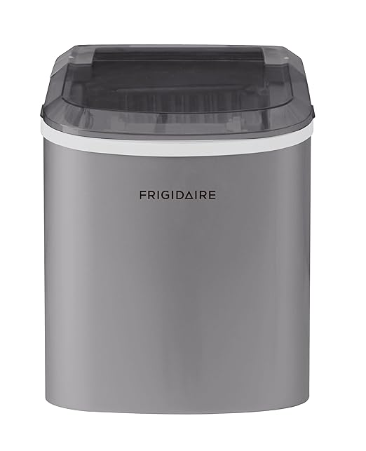 Frigidaire EFIC118-SILVER-KL Ice Maker Machine, Compact Countertop, Silver