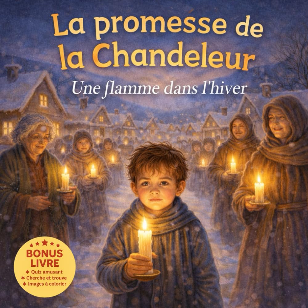 La promesse de la Chandeleur Une flamme dans l’hiver: Une histoire pour enfants autour de la Chandeleur, de l’hiver et du retour de la lumière