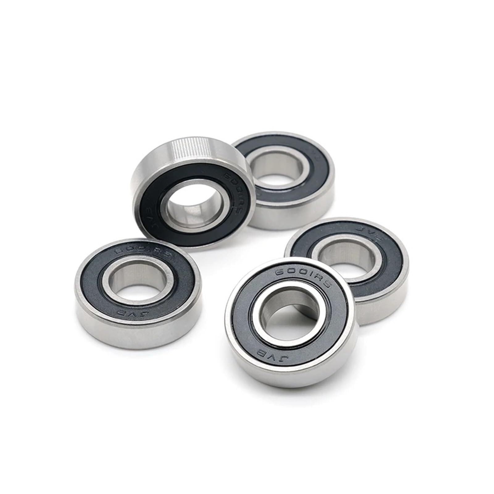 Rodamientos, 2 uds 6200RS ranura profunda 6200 2RS 10x30x9mm ABEC-7 rodamientos de bolas con sello goma 6200-2RS,Durabilidad mejorada