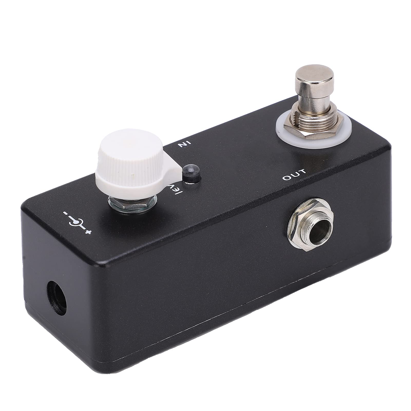 Dilwe Pedal de Efecto de Volumen de Guitarra, Control de Perilla Atenuador con Bypass Verdadero, para Sonido Limpio e Integridad de la Señal, Corriente de Trabajo de 20 MA, Salida de