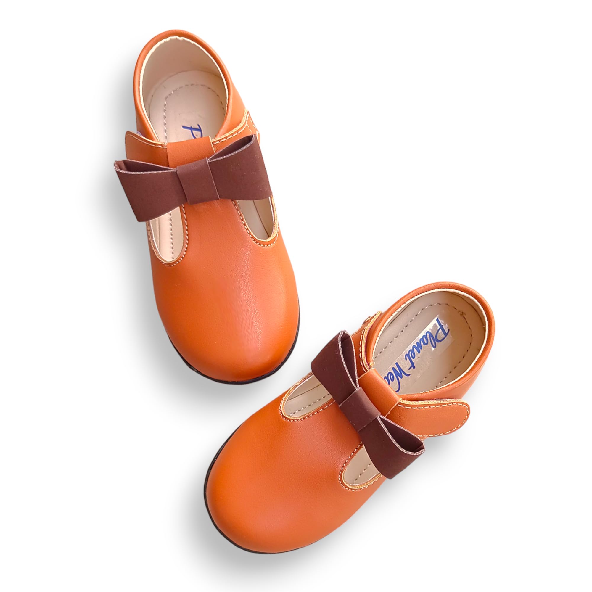 Planet Wear Comfortable Tan Color Boots Bellies for Girls Kids || Anti Slip Sole || Velcro Closure (B0CF9M6QT6) Amazon Price History, Amazon Price Tracker