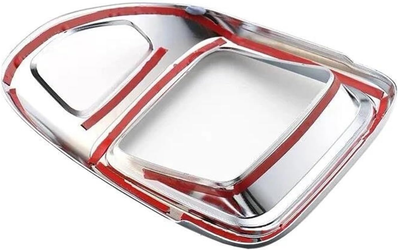 Rear Right Tail Light car Tail Lights Assembly for Jeep for Renegade 2016 2017 2018-2022 Car Tail Light Cover Trim Car Lamp Hood Taillight Guard Decoration(Silver-Pair)