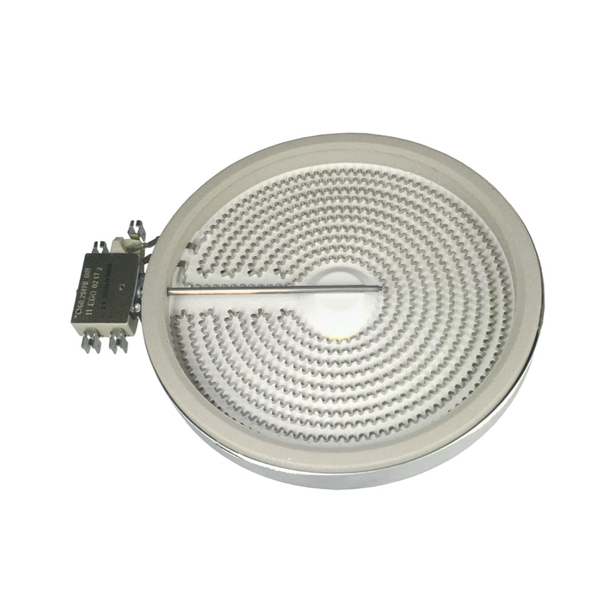 Strahlheizkörper Einkreis Glaskeramikkochfeld 1800W Ø 175mm Ego 1058113032 HiLight-Heizkörper mit Temperaturmelder passend Bosch Siemens 00647881 Constructa Balay Neff Kübbersbusch gb hss hsn