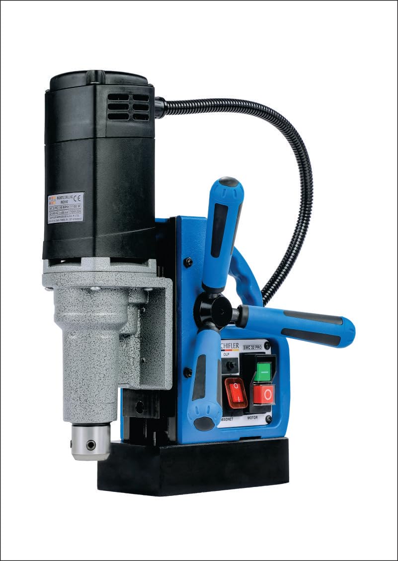 Heavy-Duty Magnetic Drill Machine || Powerful Motor || Different Cutting Capacity || Portable Magnetic Base for Steel & Metal Work || Ideal for Construction & Fabrication Model SWC 32 Pro