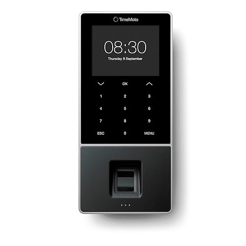 TM-828 SC Reloj de tiempo para empleados con sensor de huellas dactilares, empareja con tarjetas de acceso sin contacto, insignia RFID, PIN, 2000