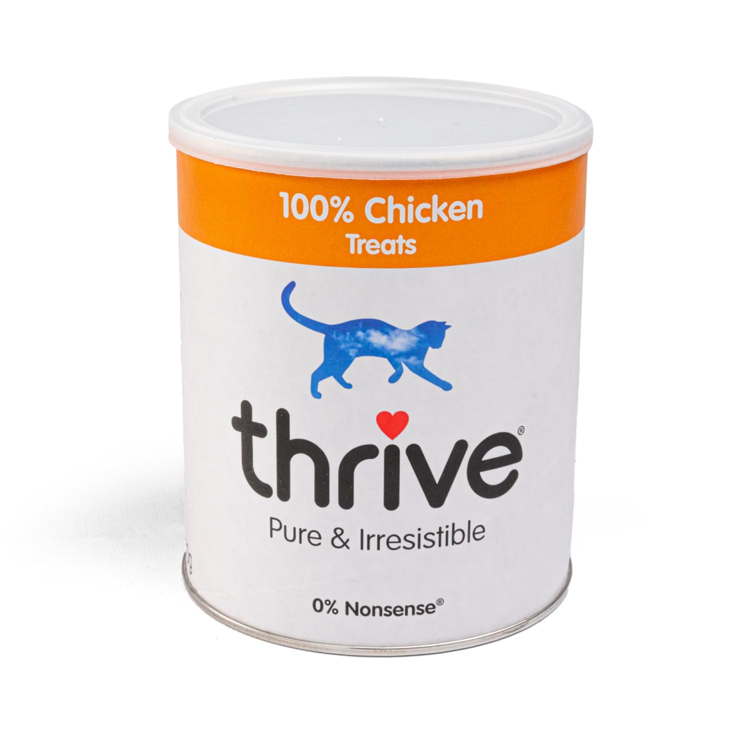 Thrive 100% Chicken Breast Freeze-Dried Cat Treats – Single Ingredient, High Protein – Grain Free – 170g MaxiTube