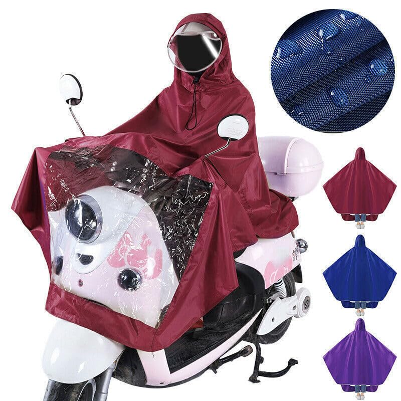 Poncho de lluvia multifuncional impermeable y protector reutilizable para scooter 7