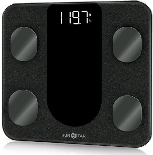 RunSTAR Scale for Body Weight, 400 lbs Smart Digital Bathroom