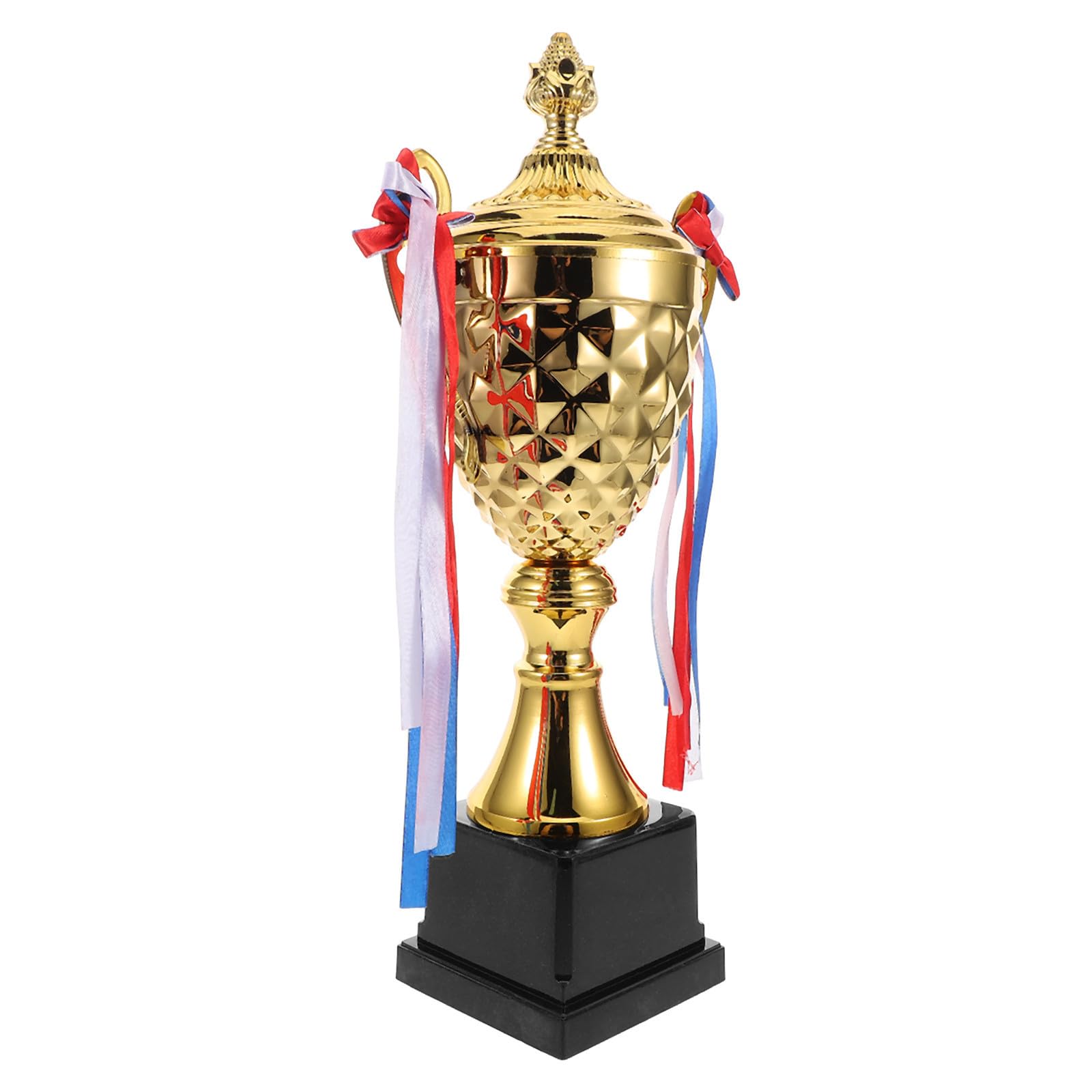 MERRYHAPY Copa de Trofeo de Metal Dorado para Premiación Deportiva