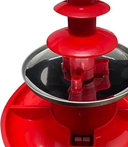 Miniatura 3 de Fuente eléctrica de fondue de chocolate con bandeja de servicio extraíble para el hogar