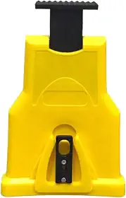 Afiador Portátil para Corrente de Motosserra, Amolador Manual, Amarelo e Preto
