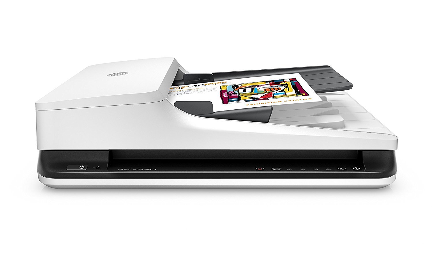 HP ScanJet Pro 2500 f1 - Escáner plano con alimentador automático de hojas, USB 2.0, 20 ppm, Blanco