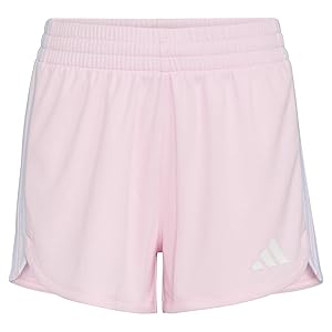 adidas Girls' 3-Stripes Mesh Shorts